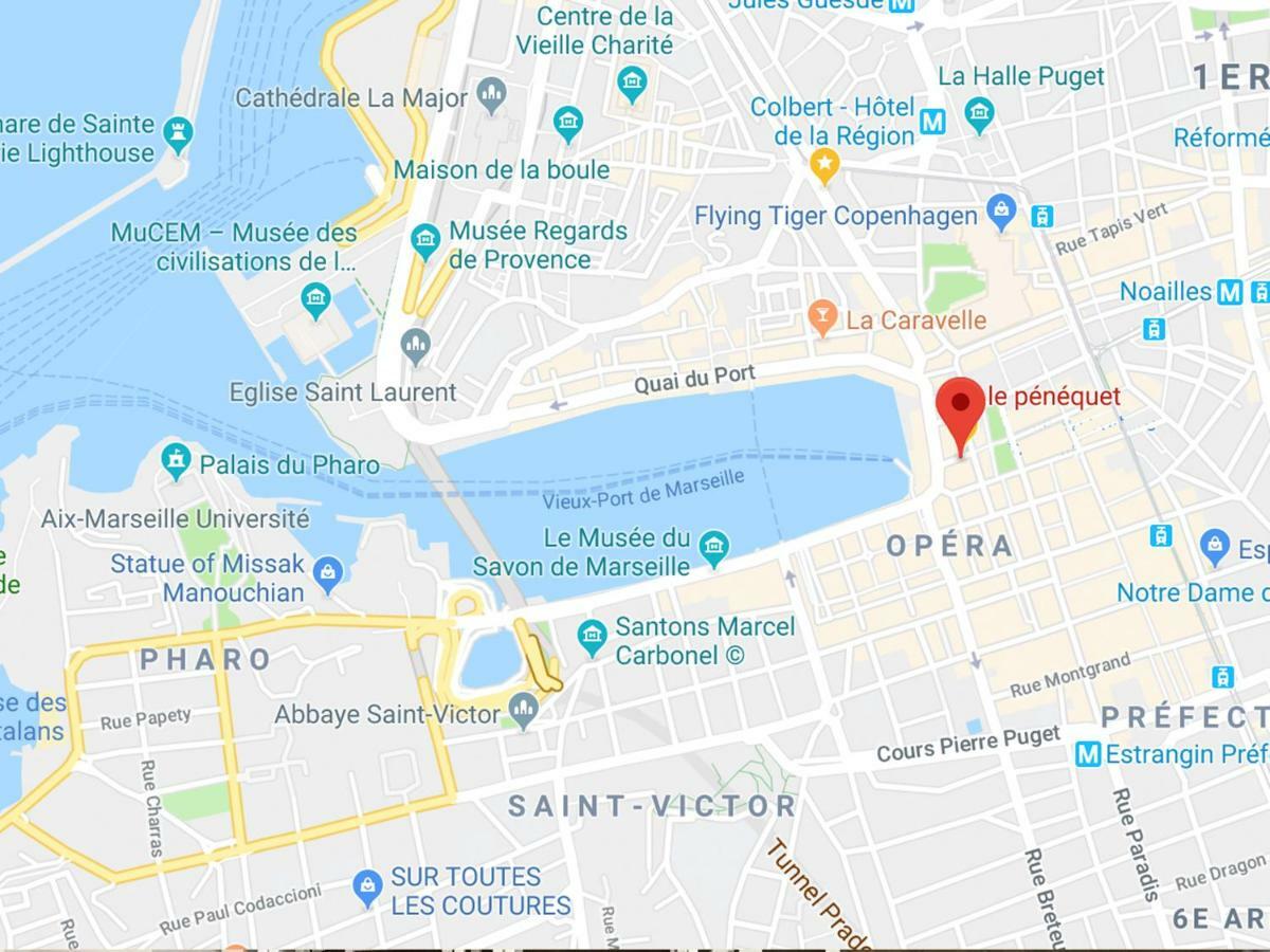 Le Penequet : L'Appartement Du Vieux Port ☺ Marseille Bagian luar foto